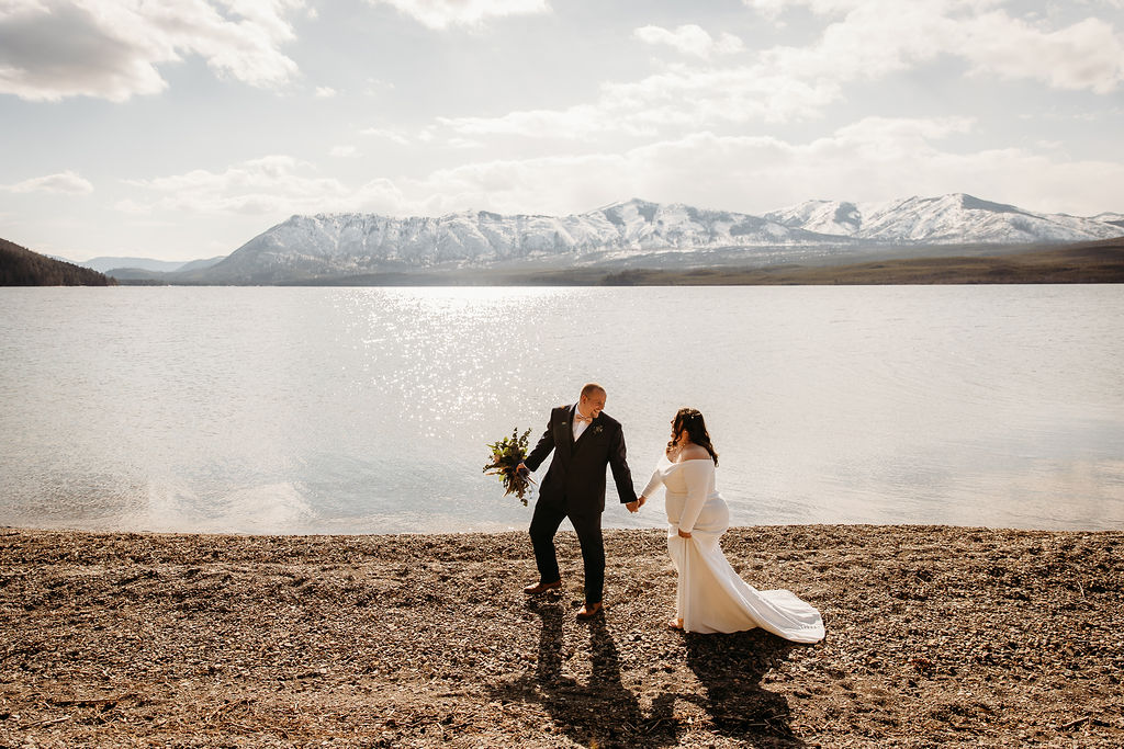Bride and groom in GNP