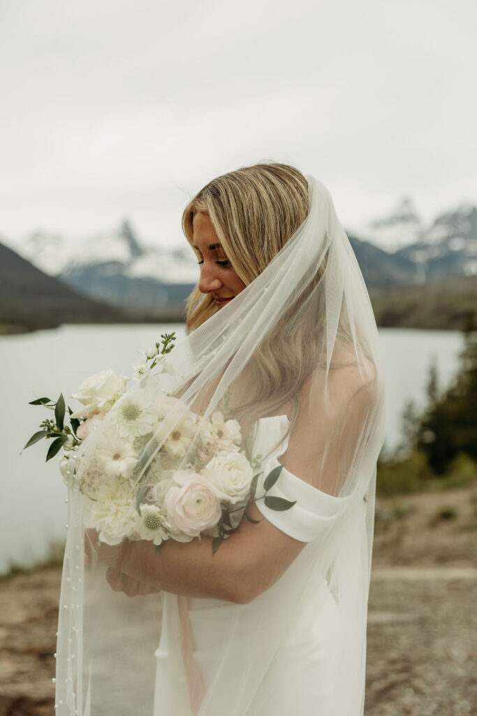 a destination elopement in glacier national park
