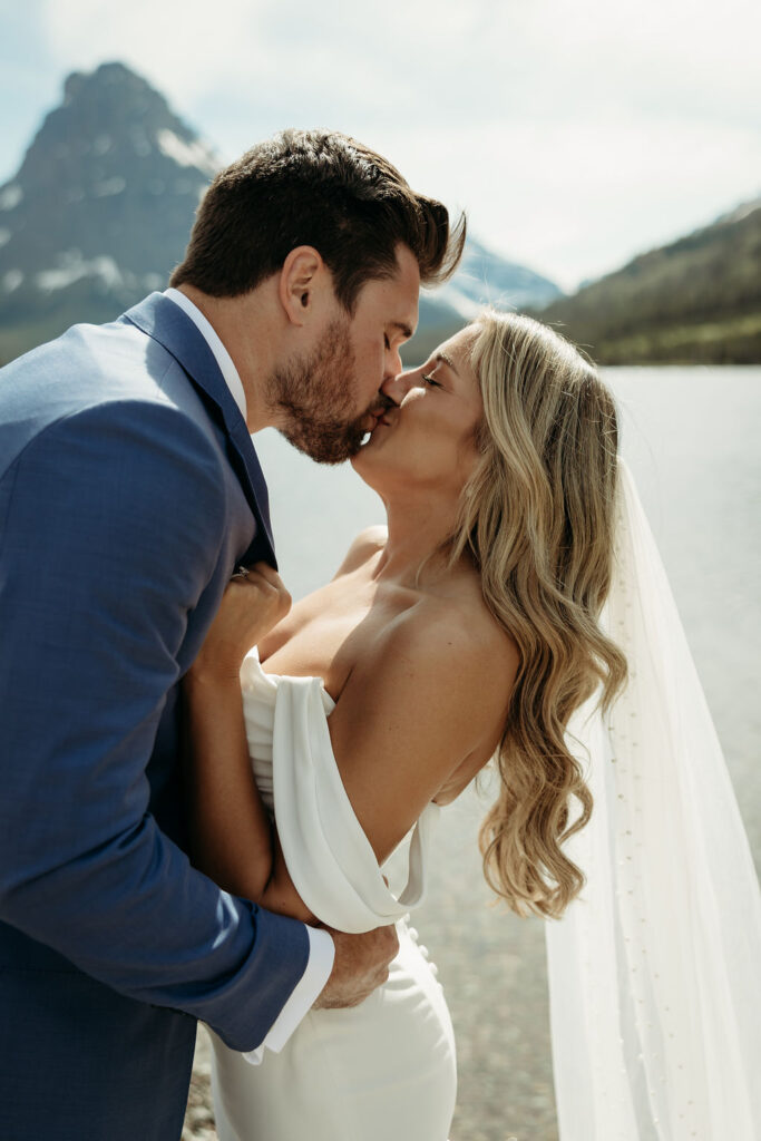 an adventurous elopement in glacier national park
