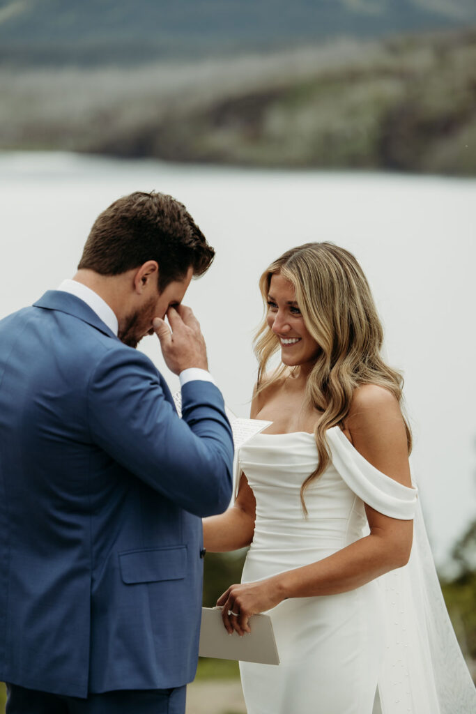 an adventurous elopement in glacier national park
