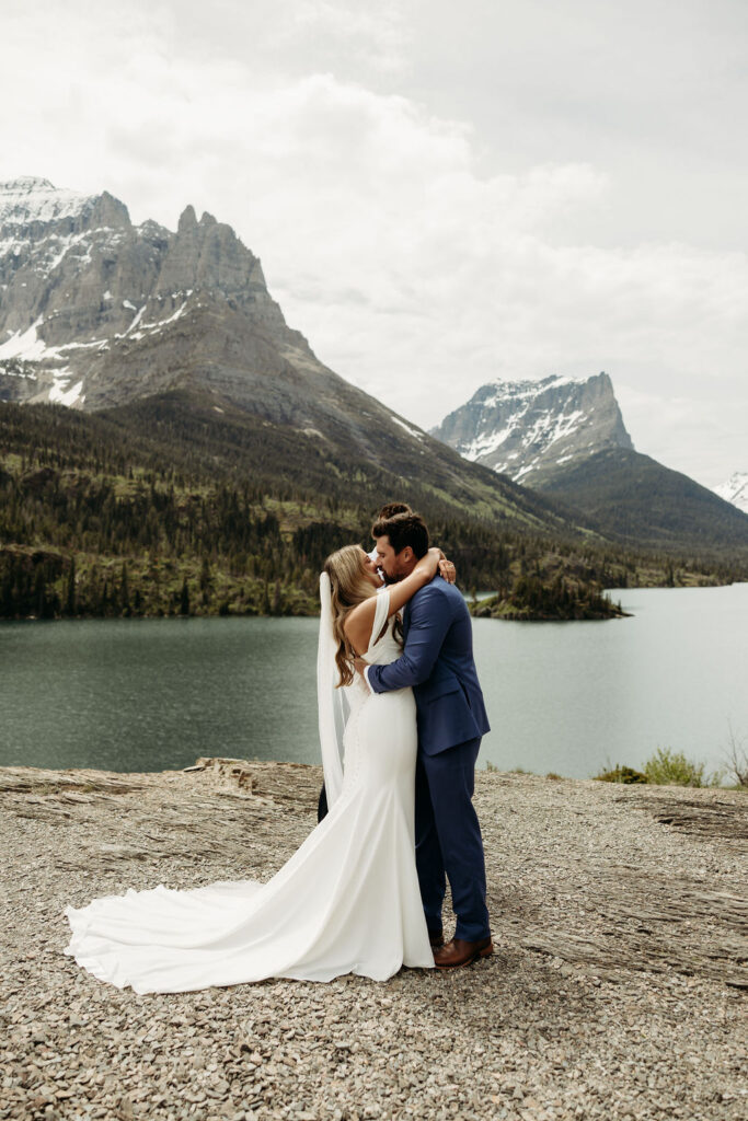 an adventurous elopement in glacier national park
