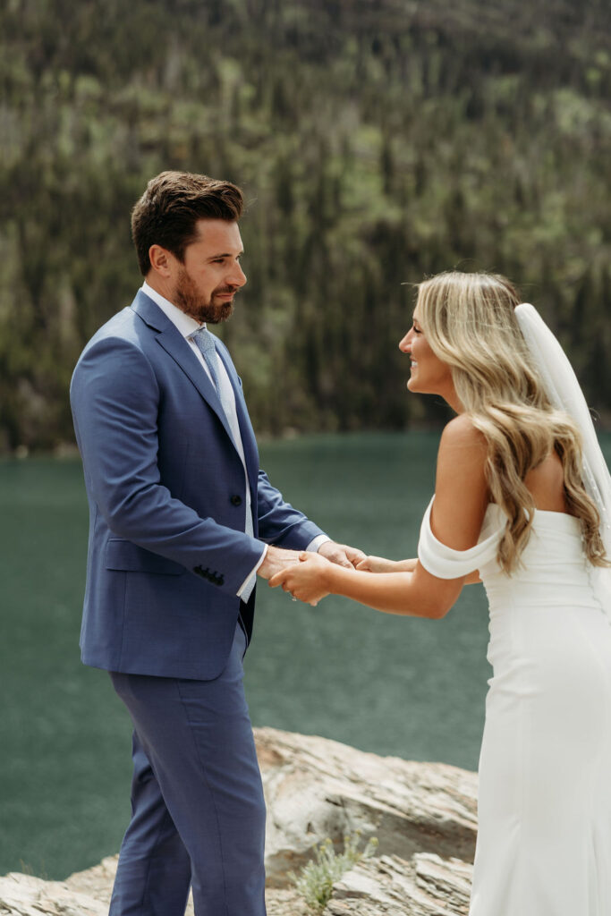 an adventurous elopement in glacier national park
