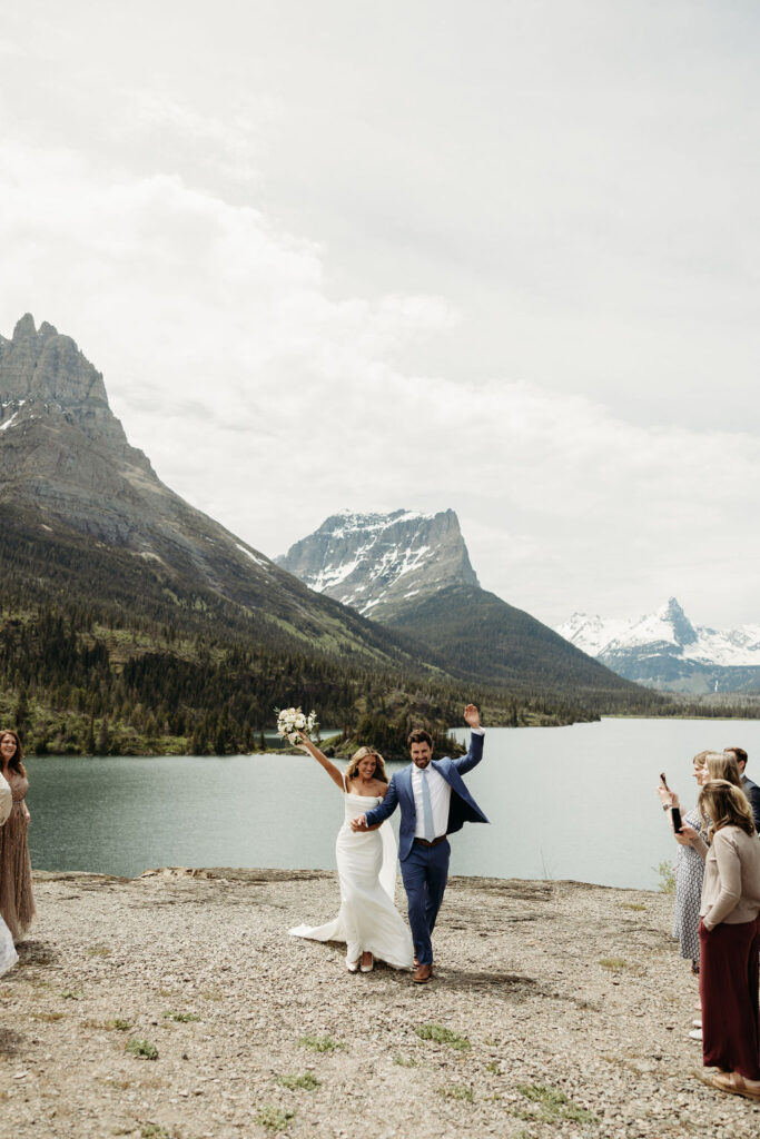 an adventurous elopement in glacier national park
