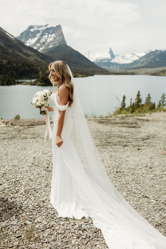 an adventurous elopement in glacier national park
