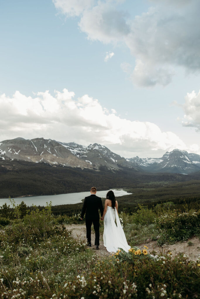 an adventurous elopement in glacier national park
