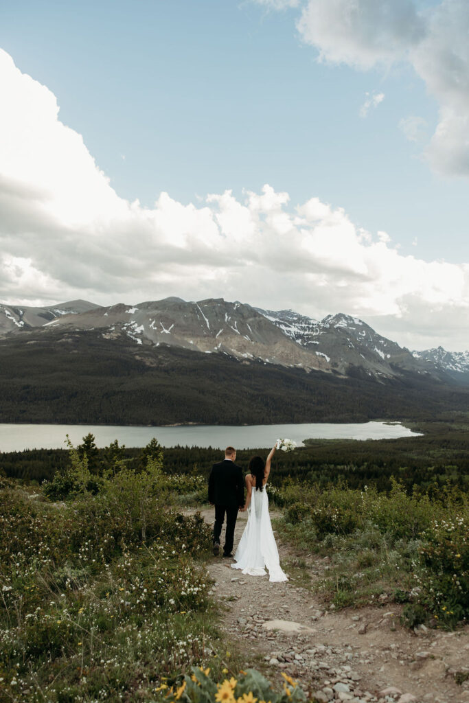 an adventurous elopement in glacier national park