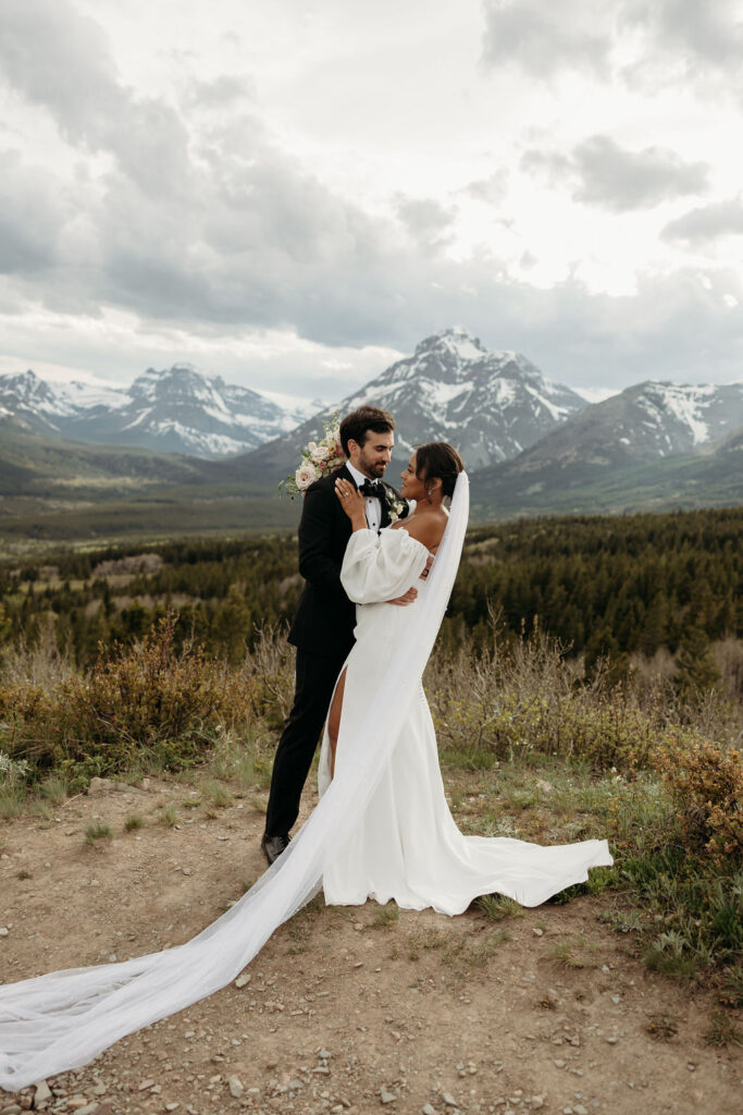 an adventurous elopement in glacier national park
