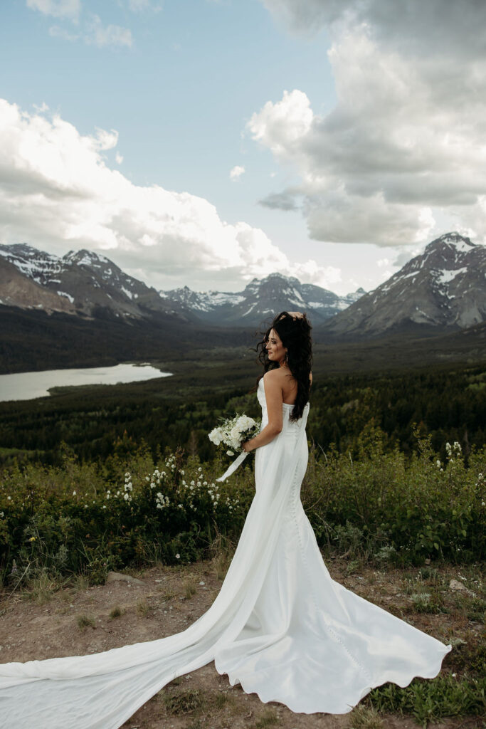 an adventurous elopement in glacier national park
