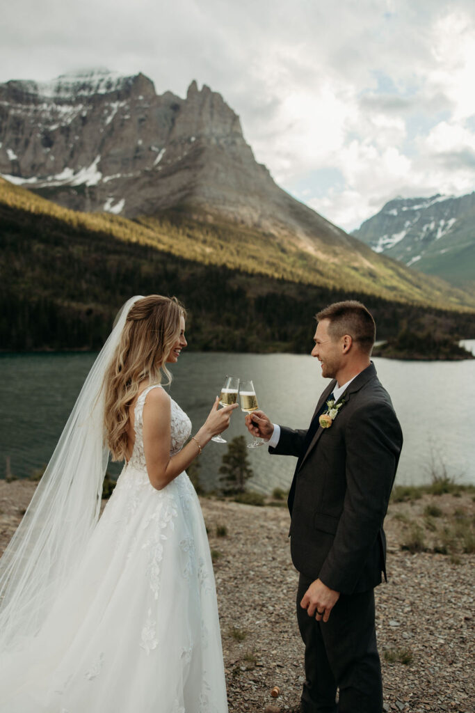 a destination elopement photoshoot in montana
