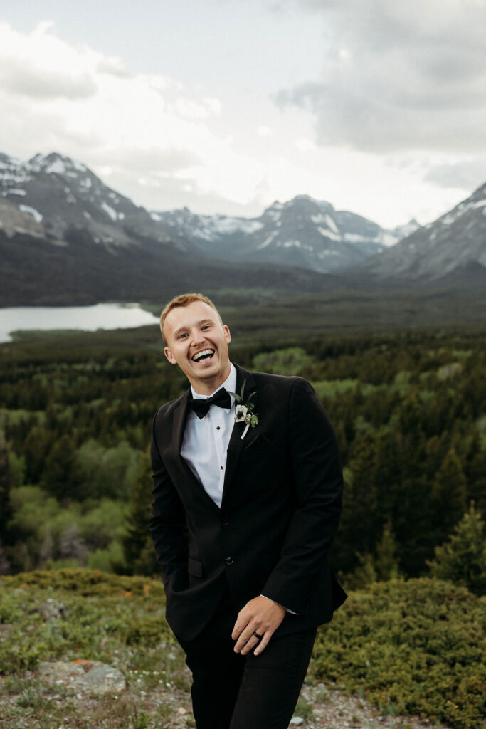 an adventurous elopement in glacier national park
