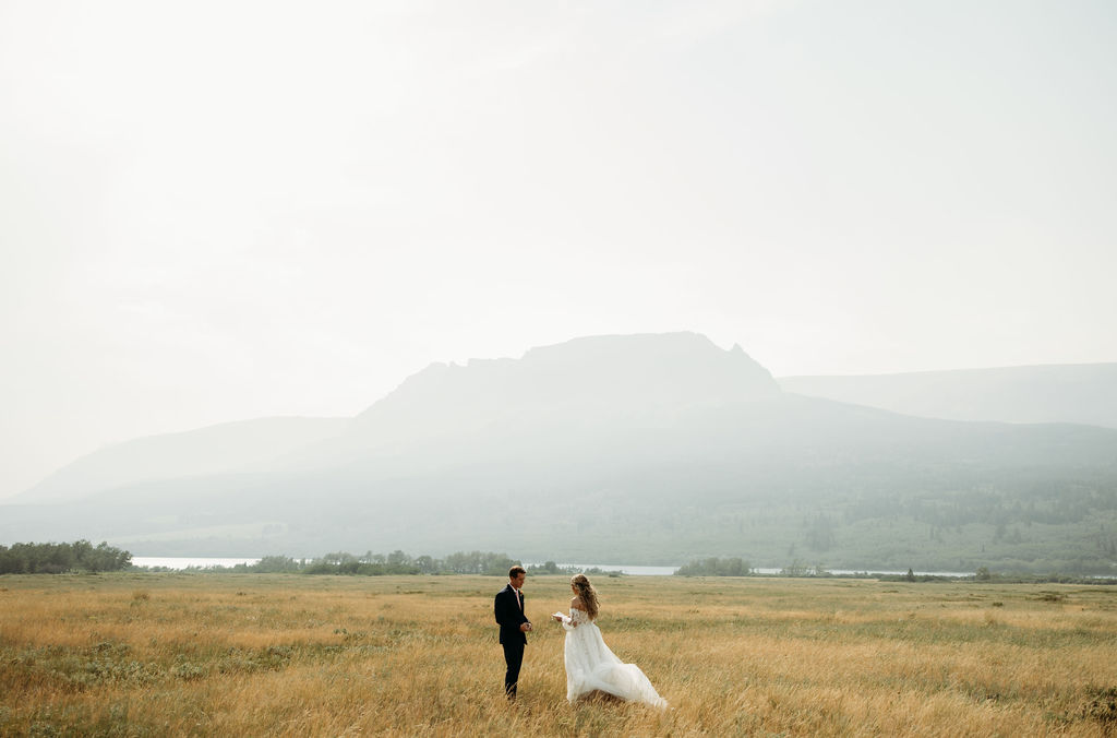 intimate elopement in montana
