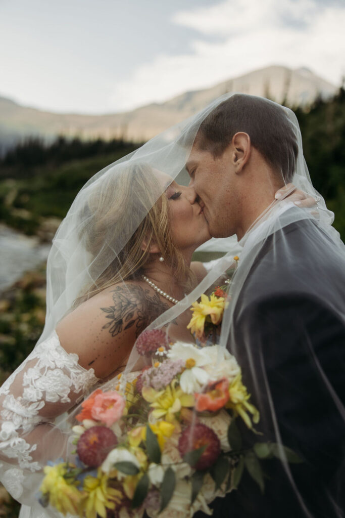 intimate elopement in montana
