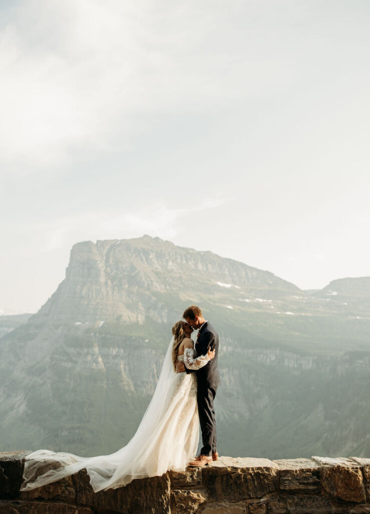 an adventure elopement photoshoot