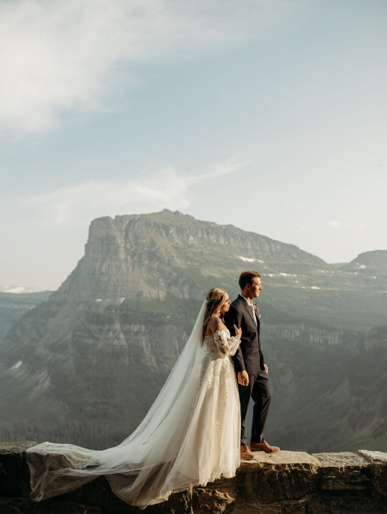 an adventure elopement photoshoot
