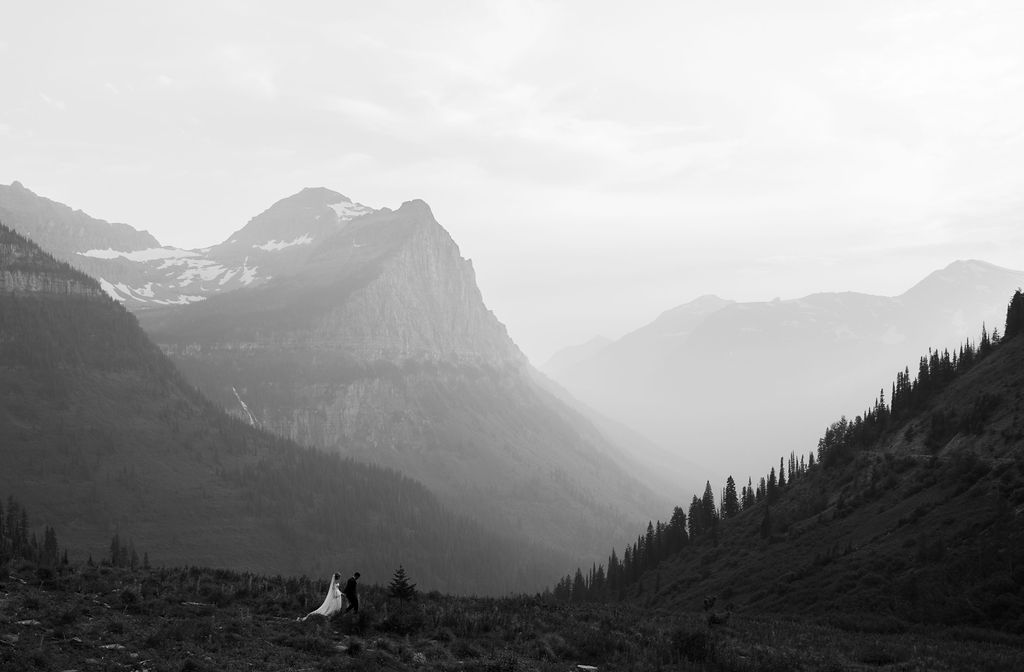 intimate elopement in montana