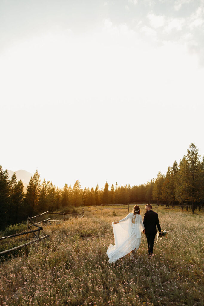 couple taking elopement photos
