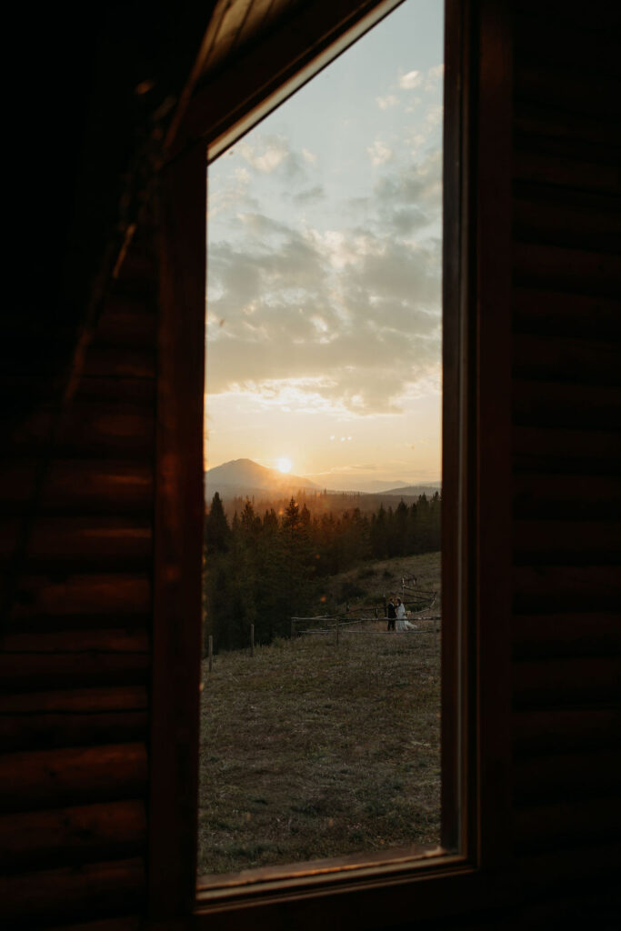 an outdoor elopement photoshoot in montana
