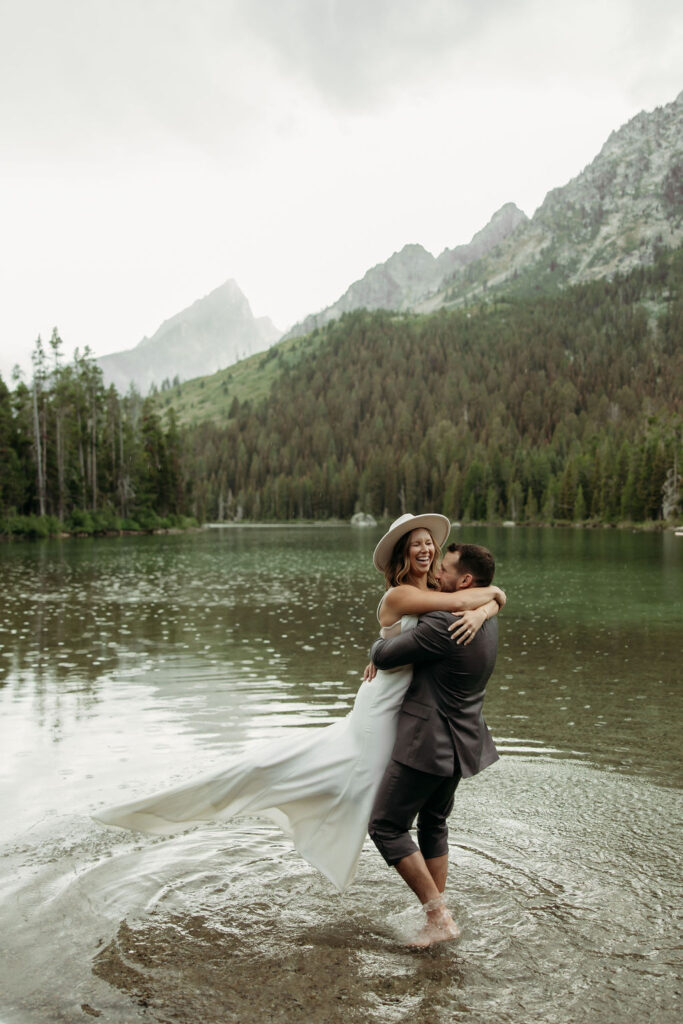 a mountain elopement photoshoot