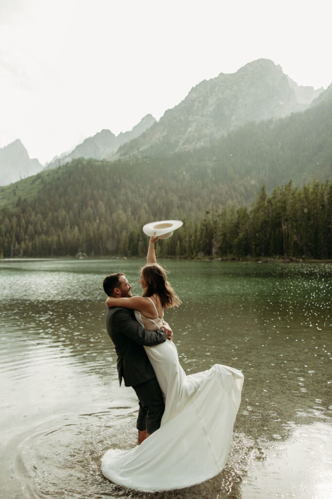 an adventurous elopement in grand teton national park
