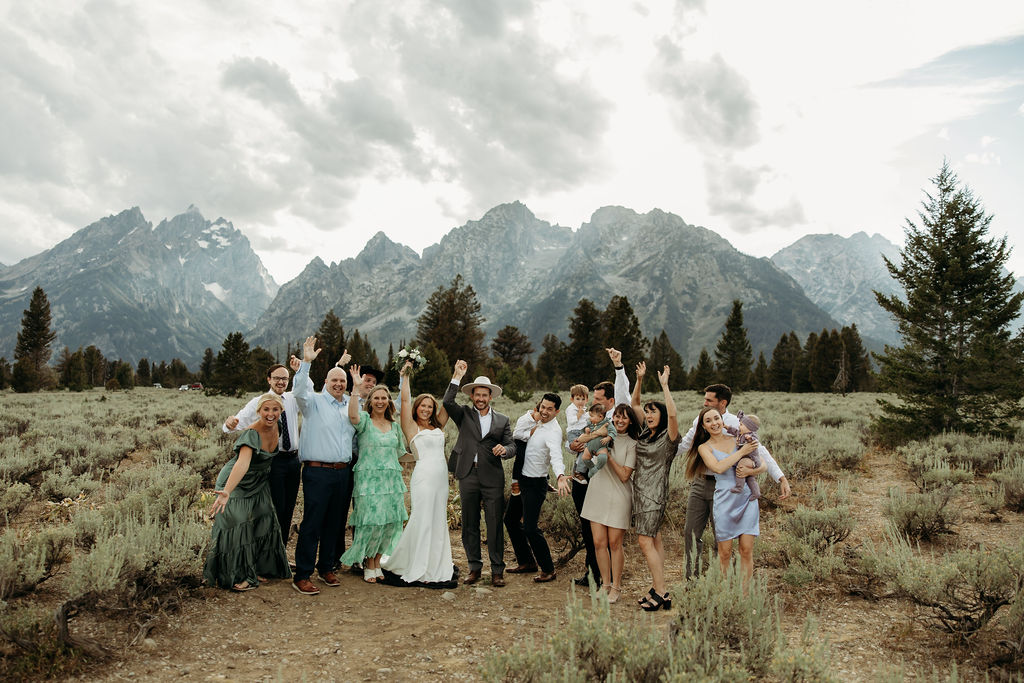 a mountain elopement photoshoot
