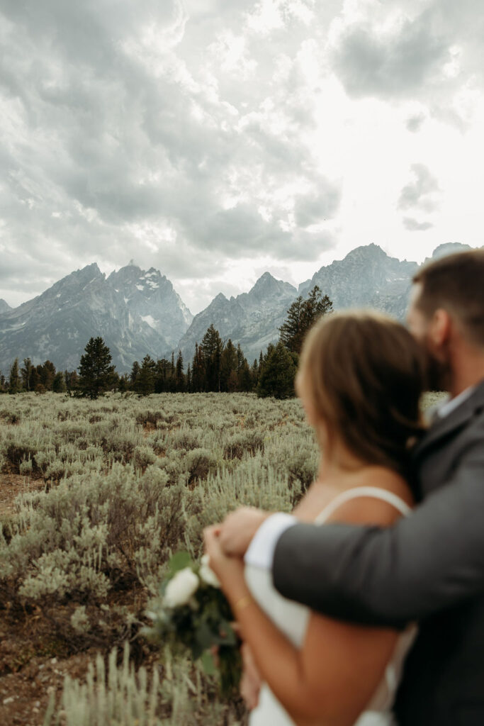 a mountain elopement photoshoot