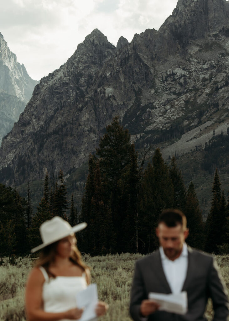 a mountain elopement photoshoot
