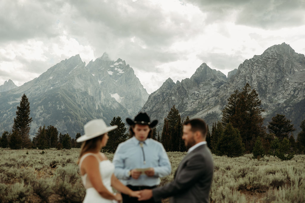 a mountain elopement photoshoot