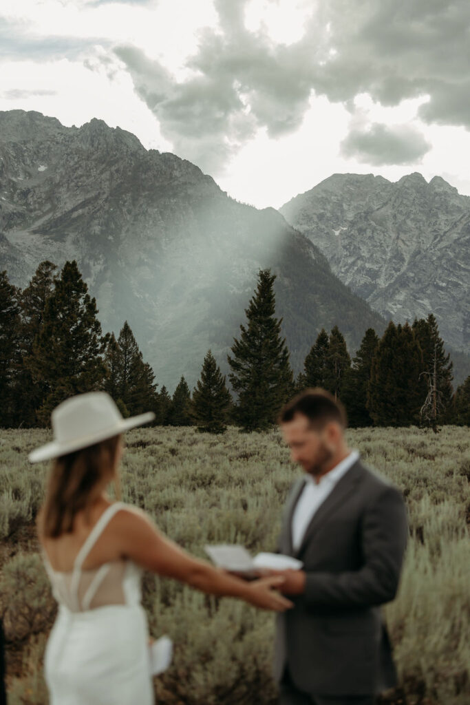 a mountain elopement photoshoot
