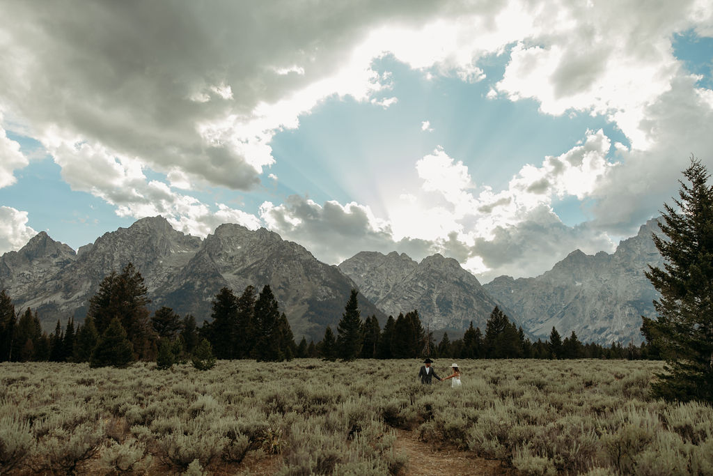 an adventurous elopement in grand teton national park
