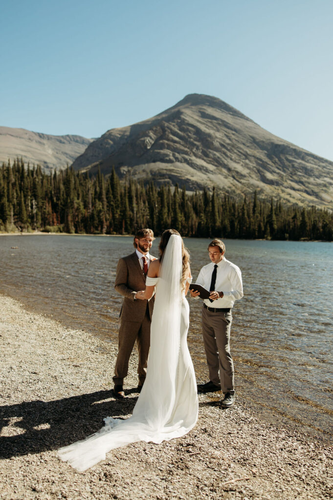 glacier national park elopement photoshoot
