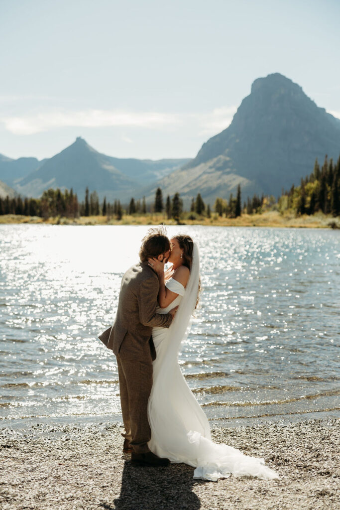 glacier national park elopement photoshoot
