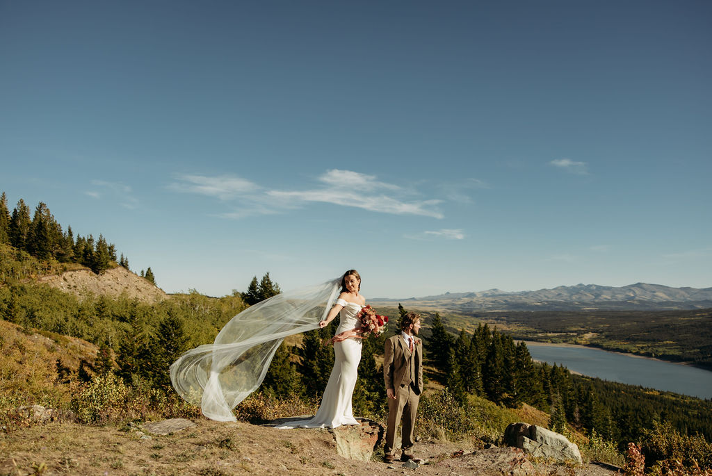 glacier national park elopement photoshoot
