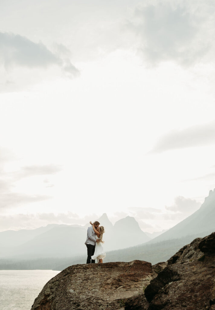 a Montana engagement photoshoot