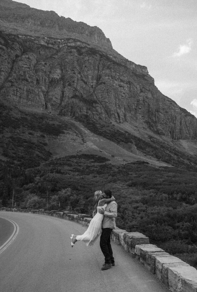 a Montana engagement photoshoot