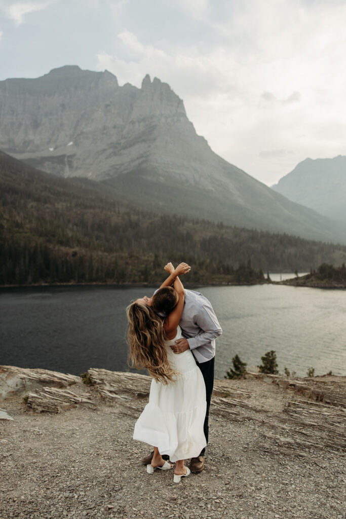 a Montana engagement photoshoot