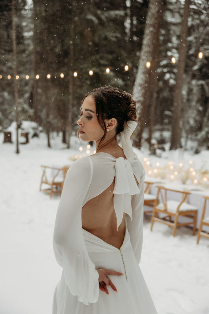 couple taking elopement photos