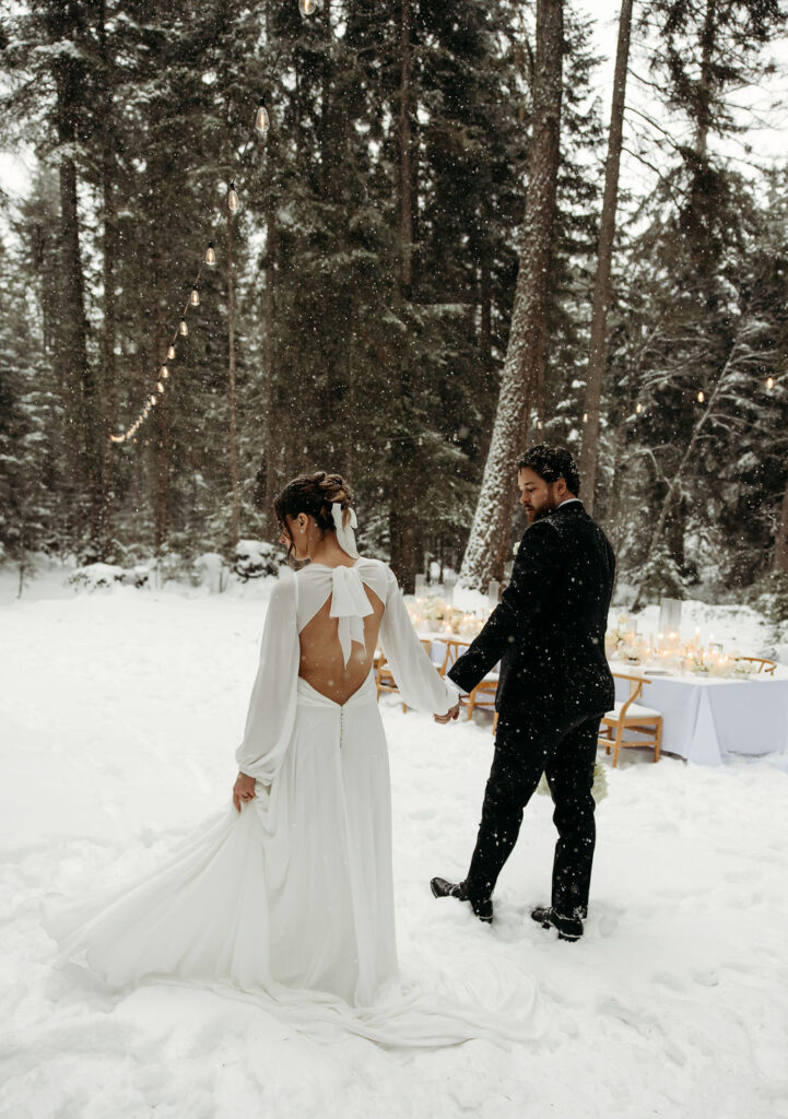 a destination elopement session in montana
