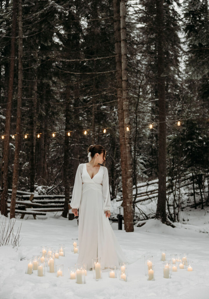 a destination elopement session in montana
