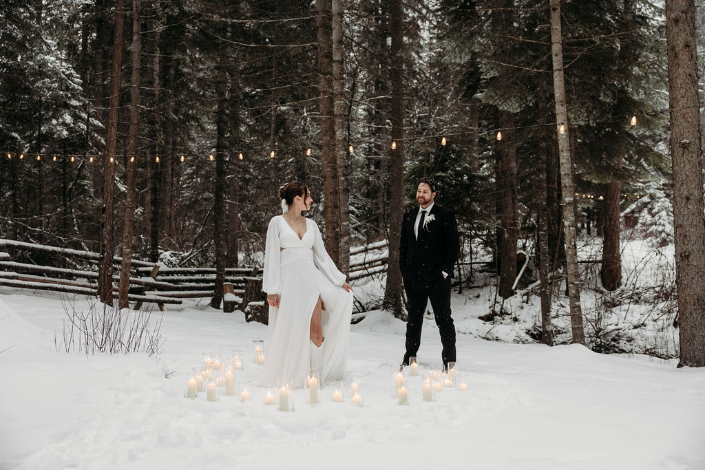 a destination elopement session in montana
