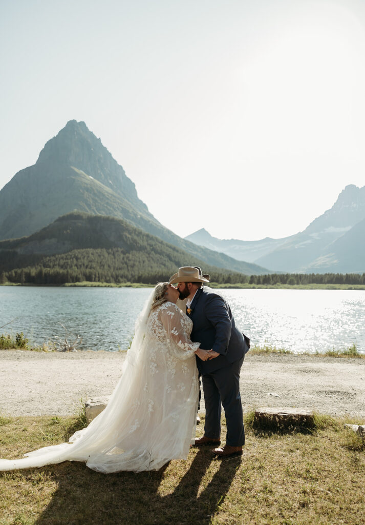 a wedding ceremony in montana