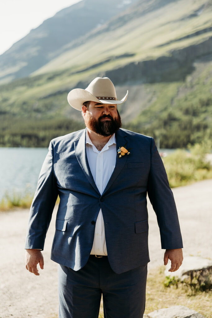 a wedding ceremony in montana