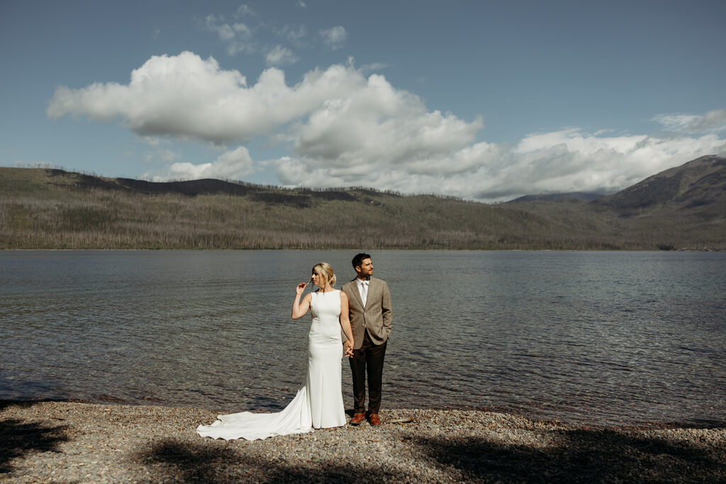 a sunrise elopement photoshoot in gnp