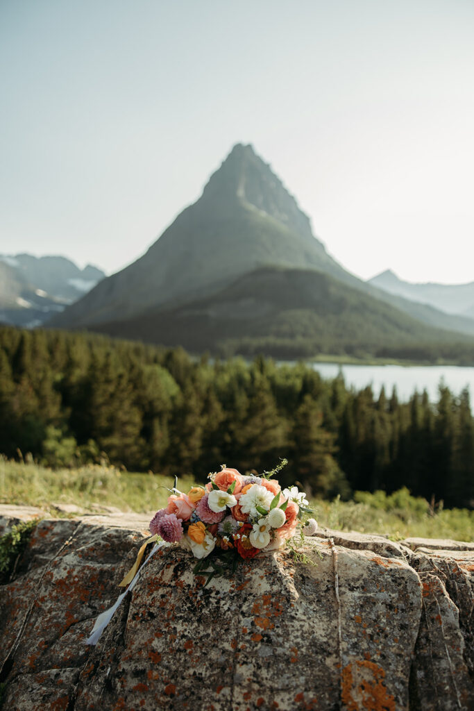 an outdoor elopement session in montana
