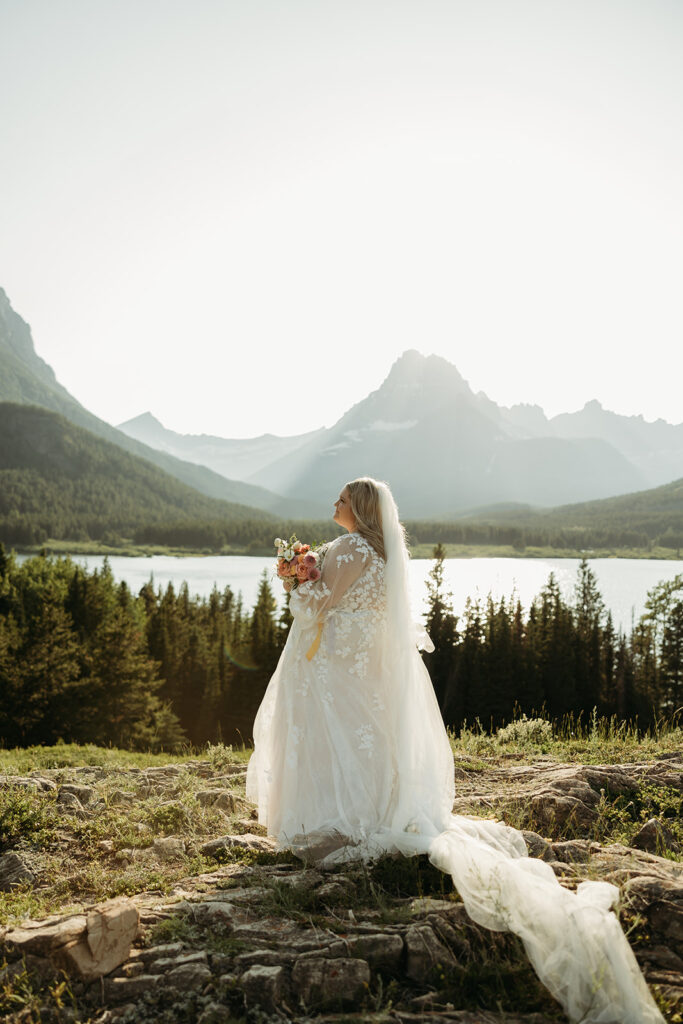 an outdoor elopement session in montana
