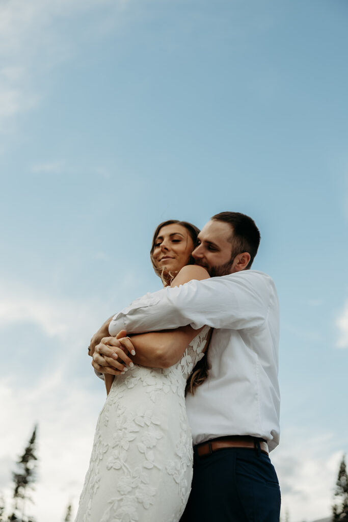 Intimate elopement in Glacier National Park
