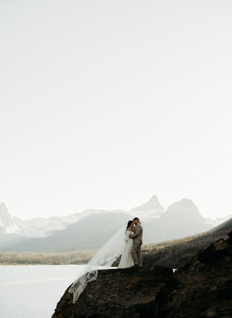 Intimate elopement in Glacier National Park

