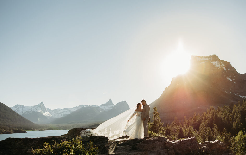Romantic Glacier National Park photos with scenic landscape
