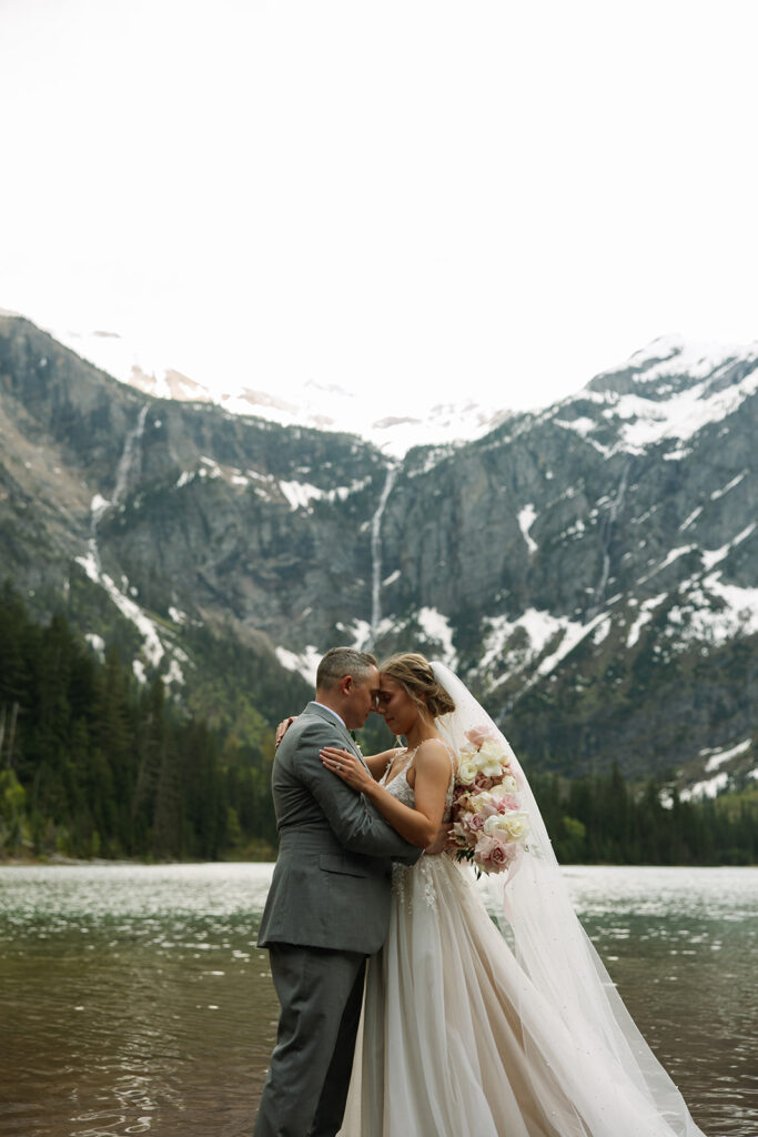 Scenic mountain views and peaceful hiking trail at Avalanche Lake
