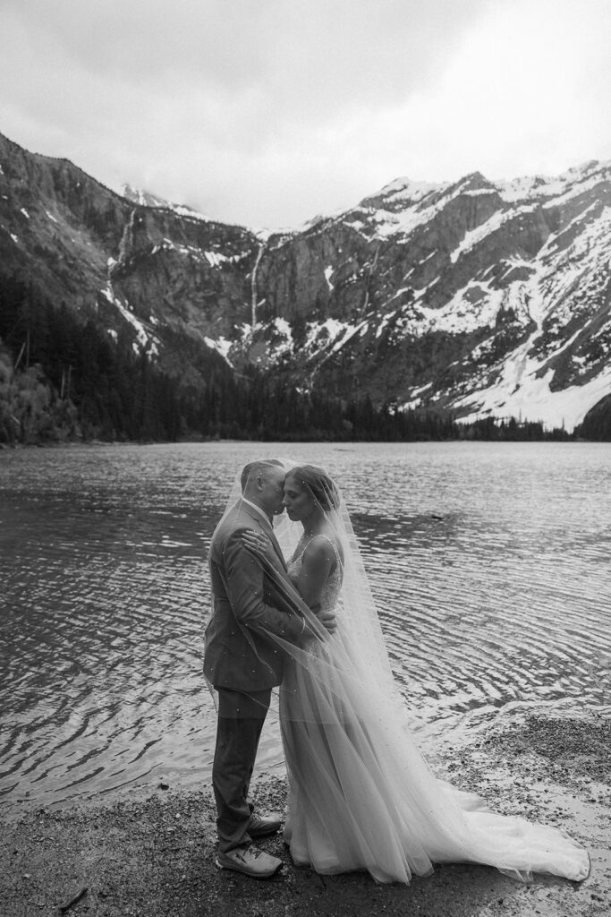 Scenic mountain views and peaceful hiking trail at Avalanche Lake
