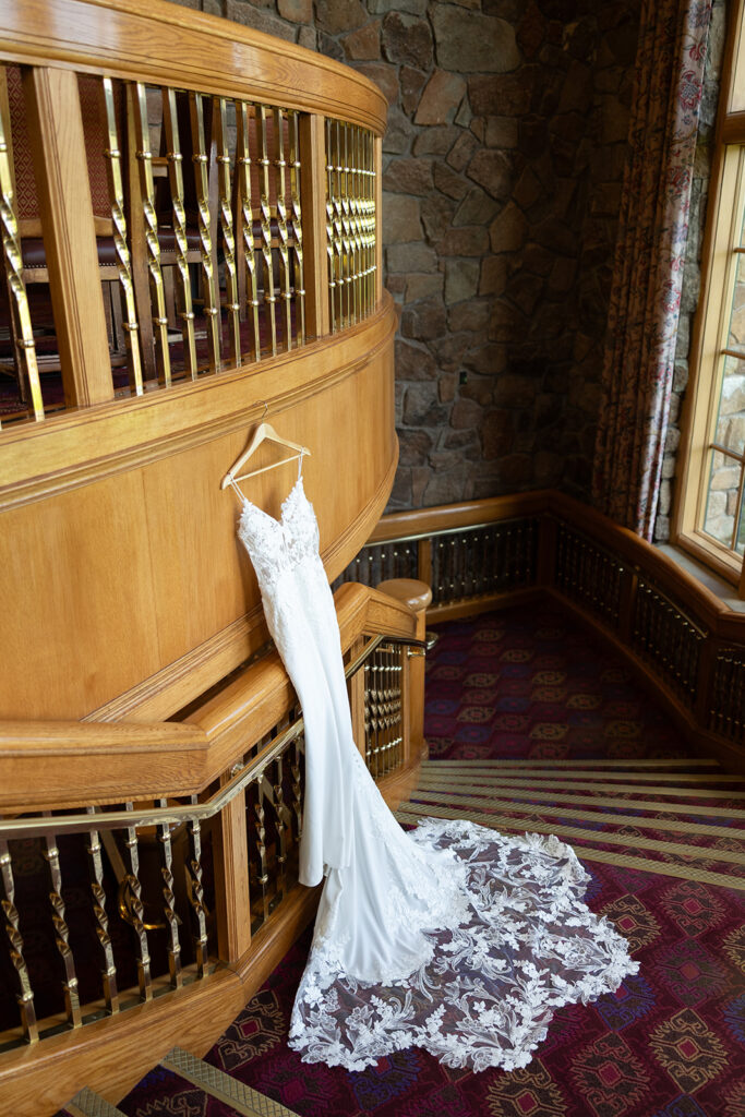 A bride getting ready for her special day